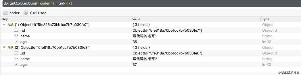 [js go]用go操作mongodb